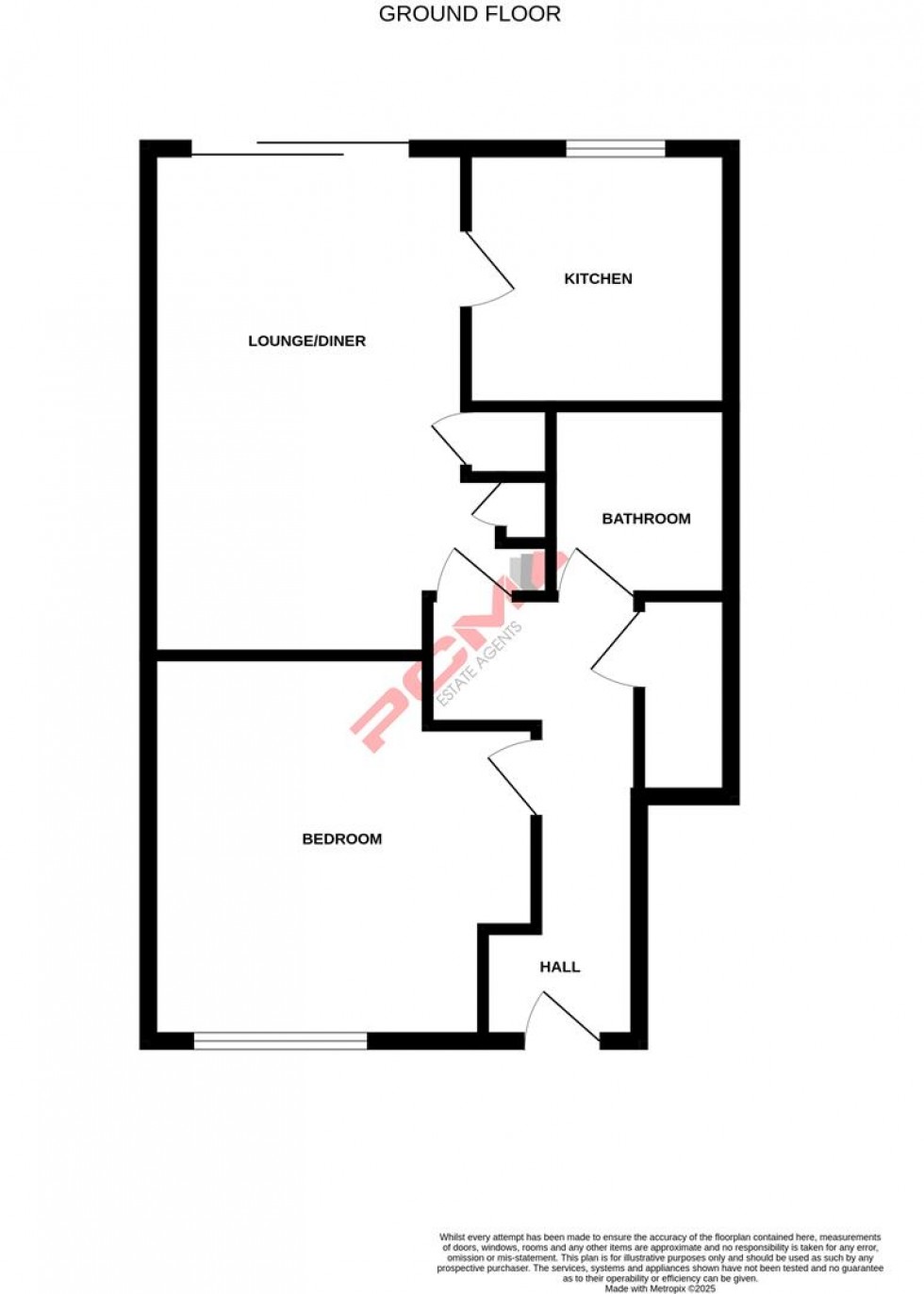 Floorplan for Hawthorn Road, Hastings