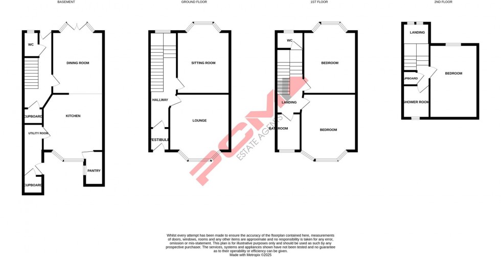 Floorplan for Milward Road, Hastings