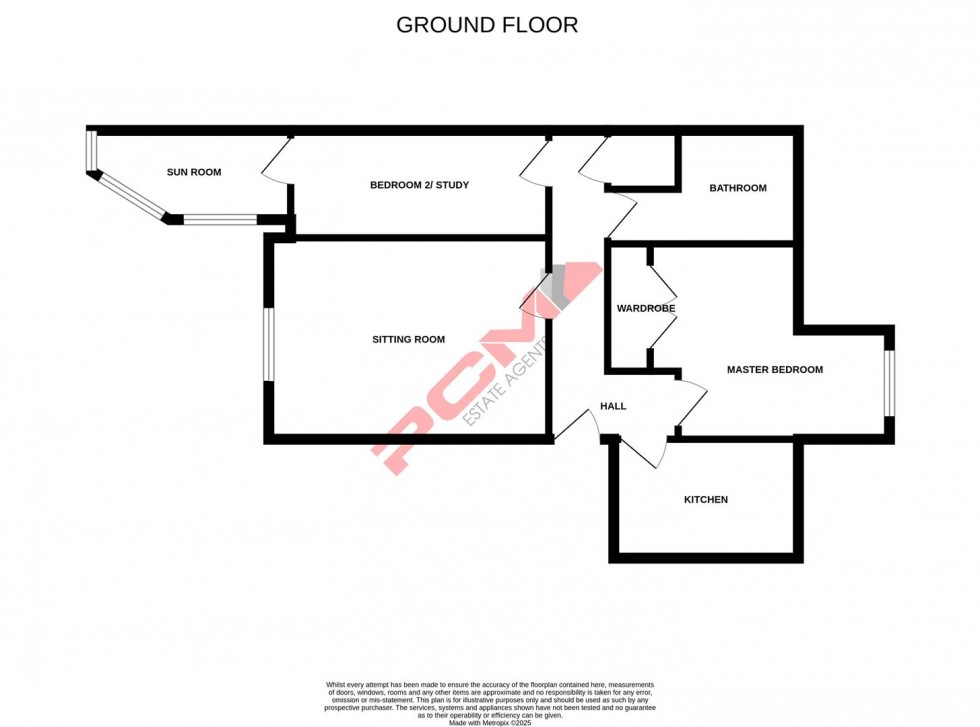 Floorplan for Villa Road, St. Leonards-On-Sea