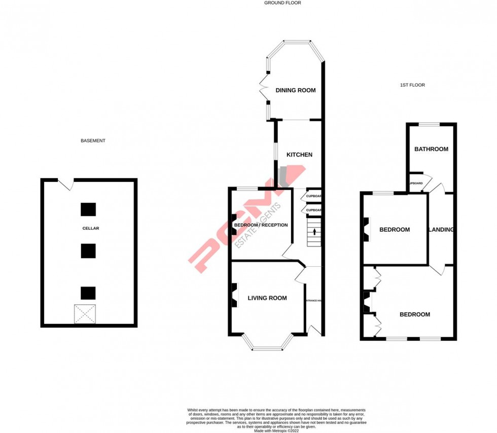 Floorplan for St James Road, Hastings