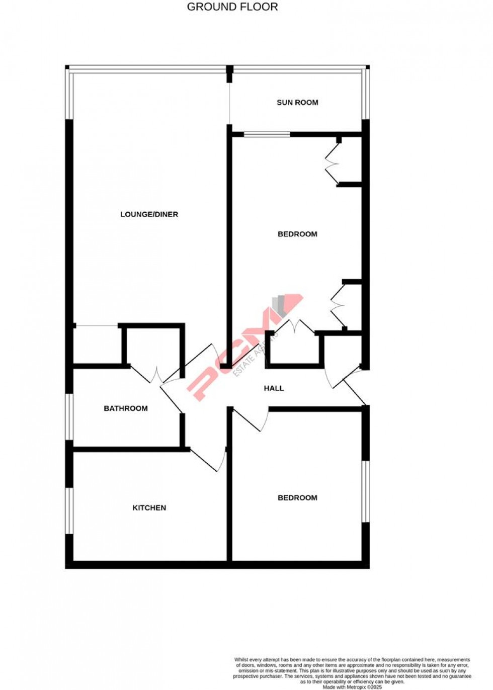 Floorplan for Archery Road, St. Leonards-On-Sea