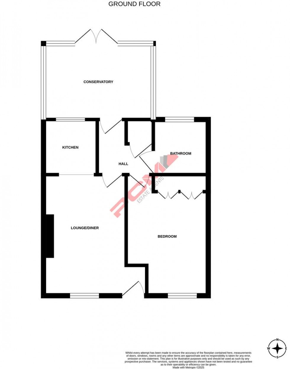 Floorplan for Pennine Rise, Hastings