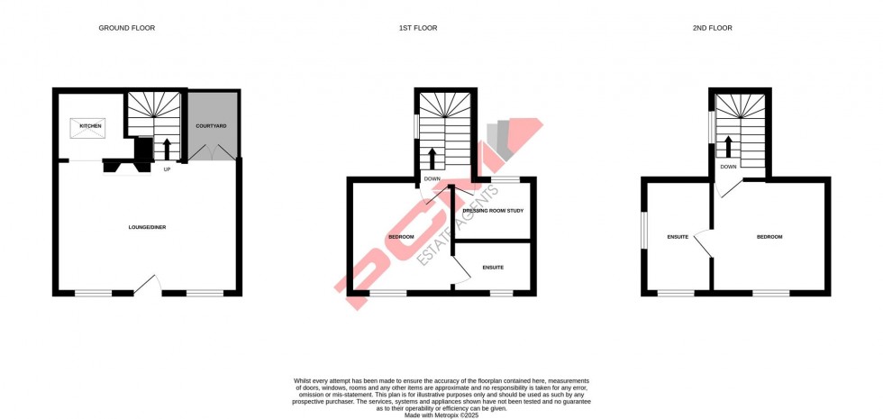 Floorplan for East Parade, Hastings
