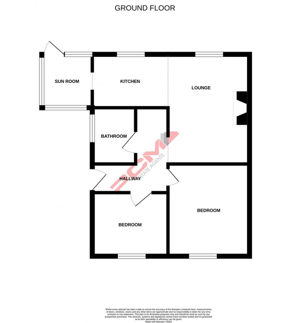 Floorplan for Church Road, St. Leonards-On-Sea