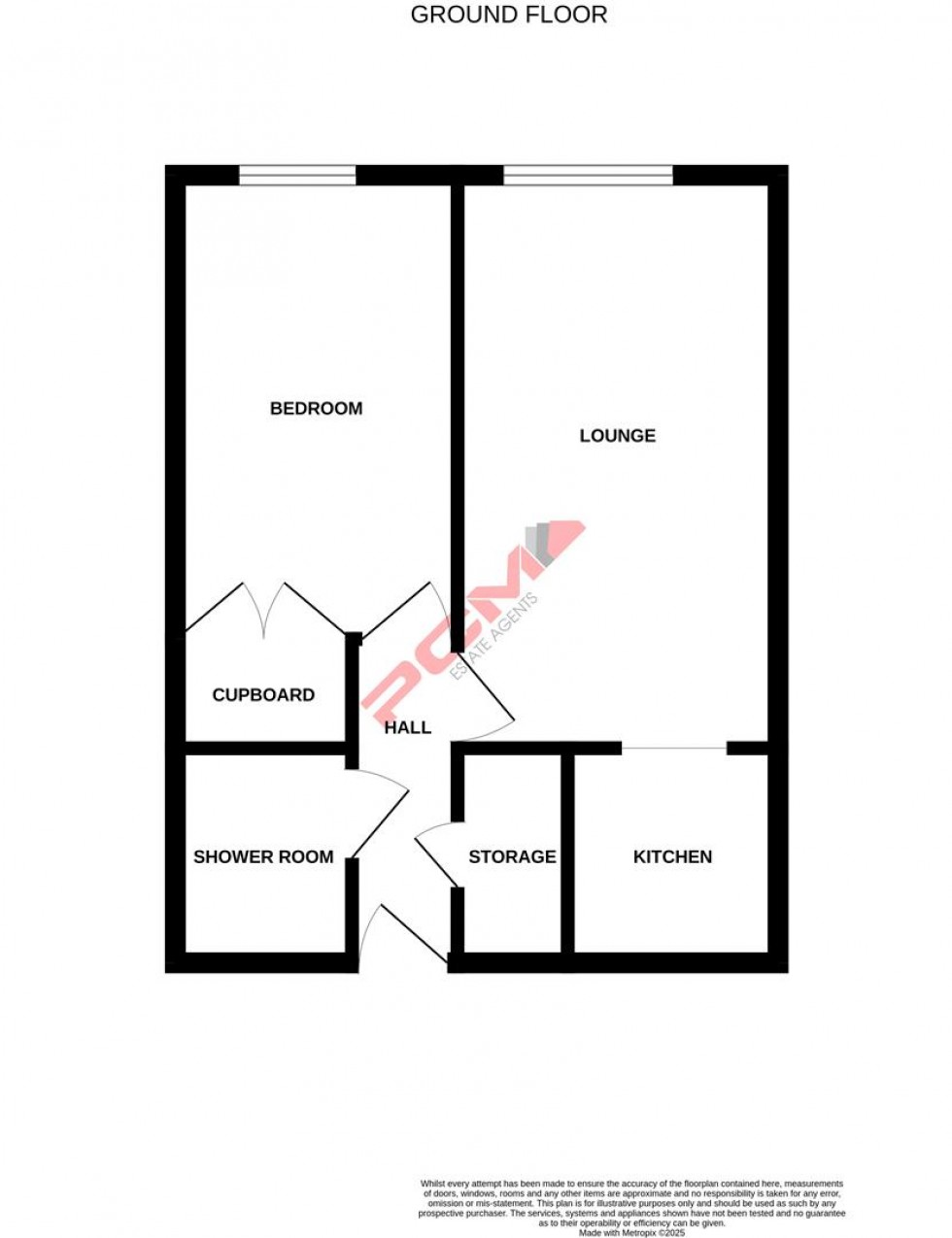 Floorplan for St. Helens Crescent, Hastings