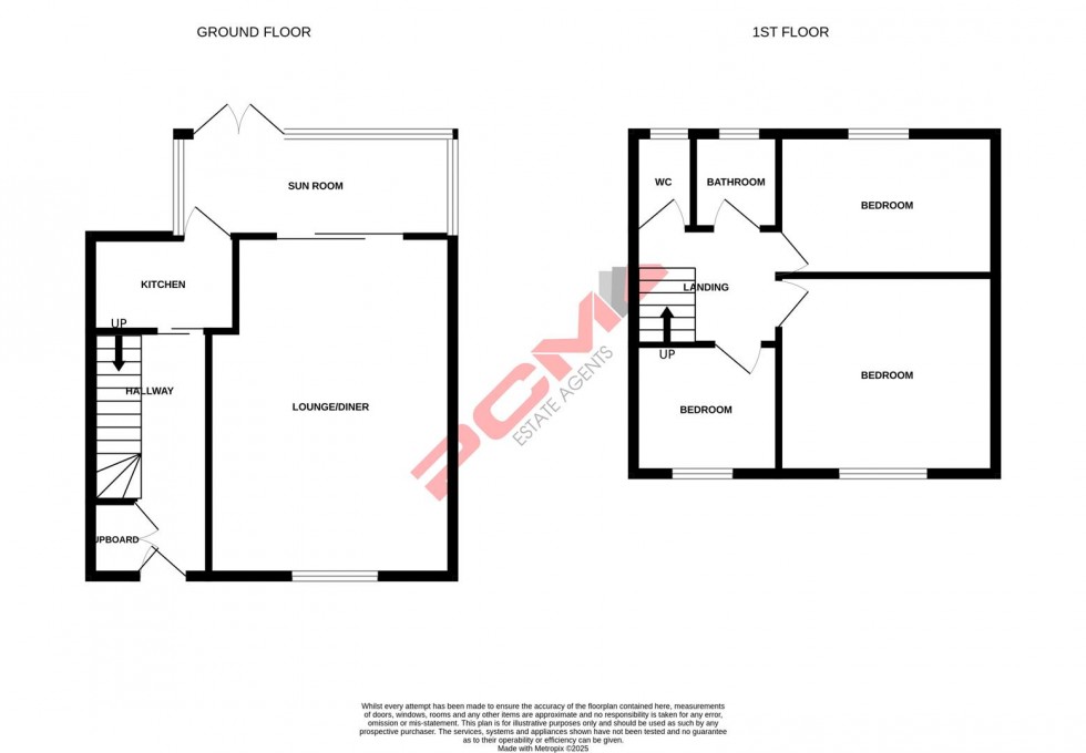 Floorplan for Eversley Crescent, St. Leonards-On-Sea