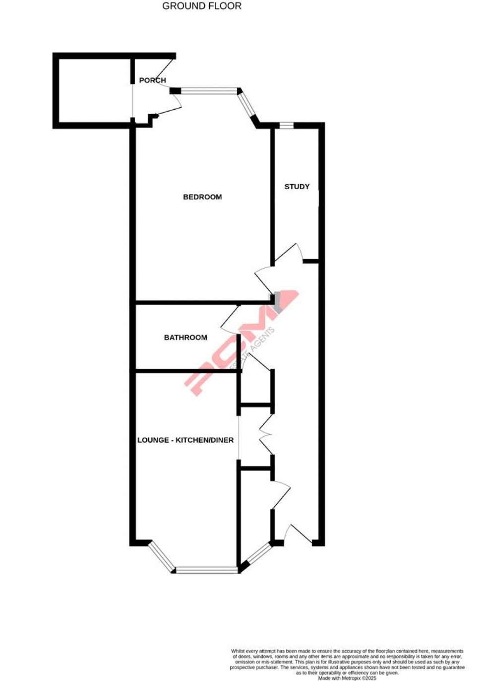 Floorplan for Magdalen Road, St. Leonards-On-Sea