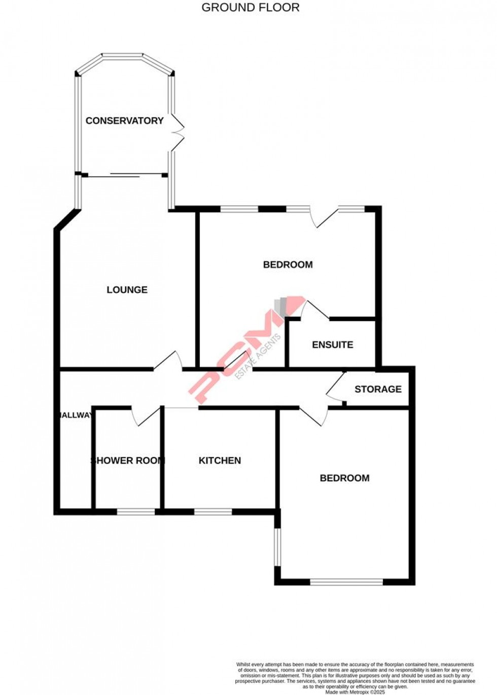 Floorplan for Hollington Park Road, St. Leonards-On-Sea
