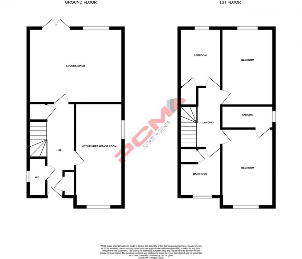 Floorplan for Branksome Road, St. Leonards-On-Sea