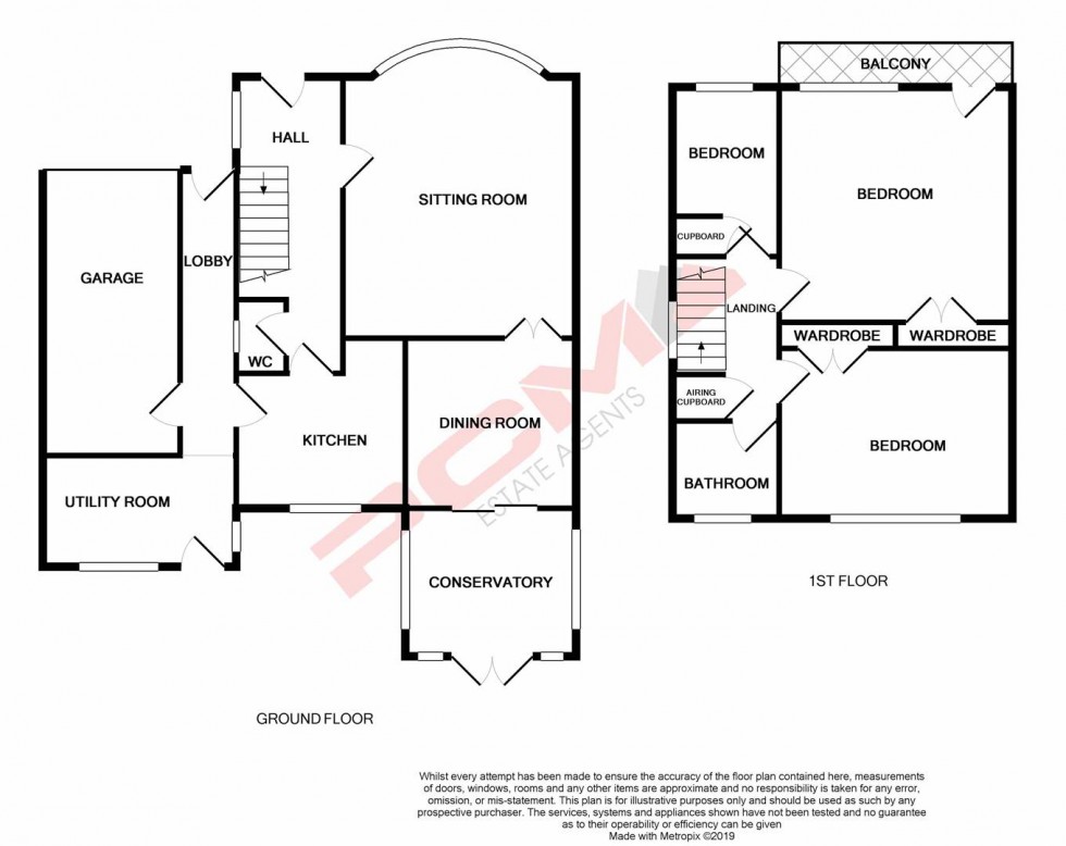 Floorplan for Wingate Close, St. Leonards-On-Sea