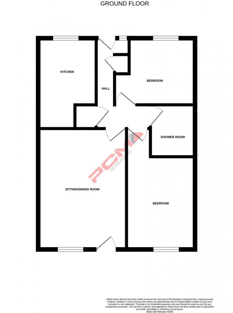 Floorplan for The Coppice, Hastings