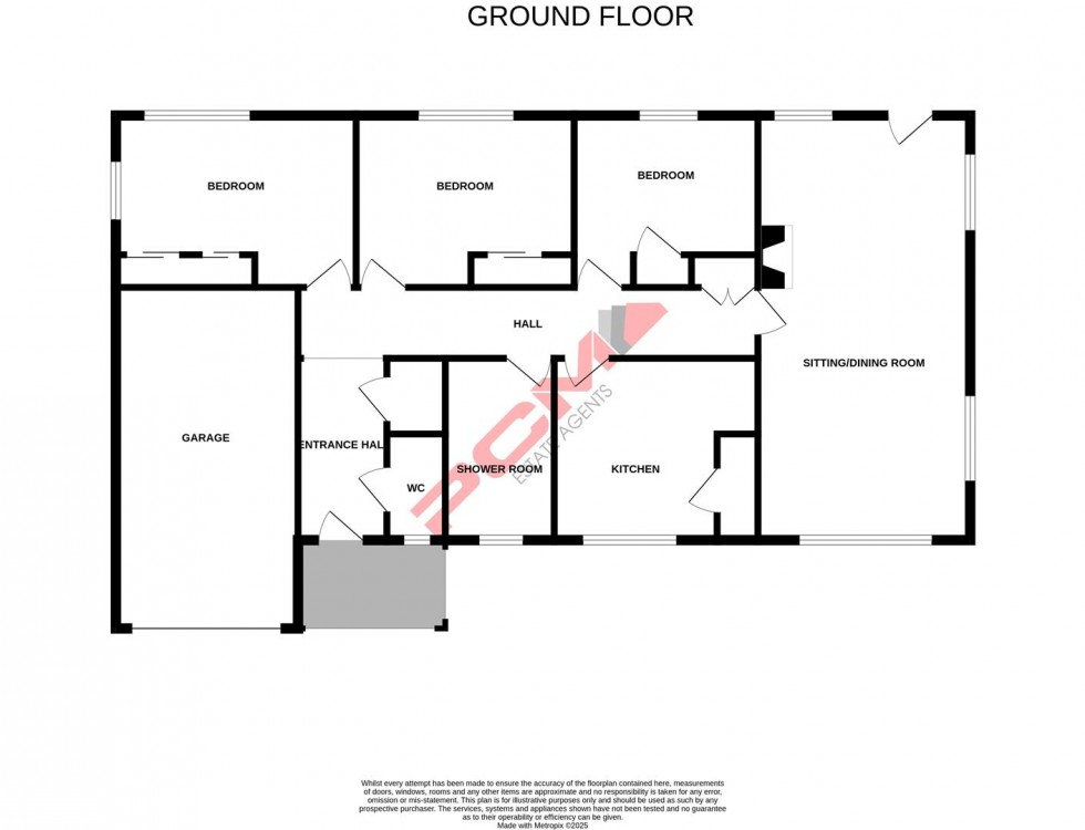 Floorplan for Gresham Way, St. Leonards-on-sea