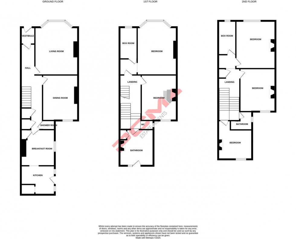 Floorplan for Braybrooke Road, Hastings