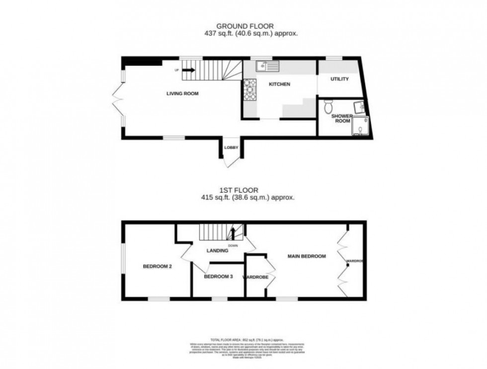 Floorplan for Sandrock Hall, Hastings
