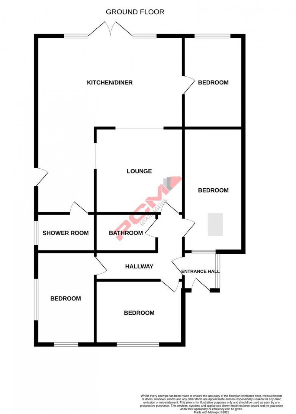 Floorplan for Rye Road, Hastings