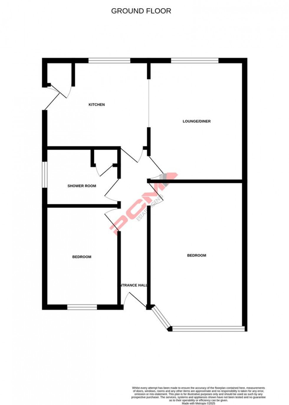 Floorplan for Hoads Wood Road, Hastings