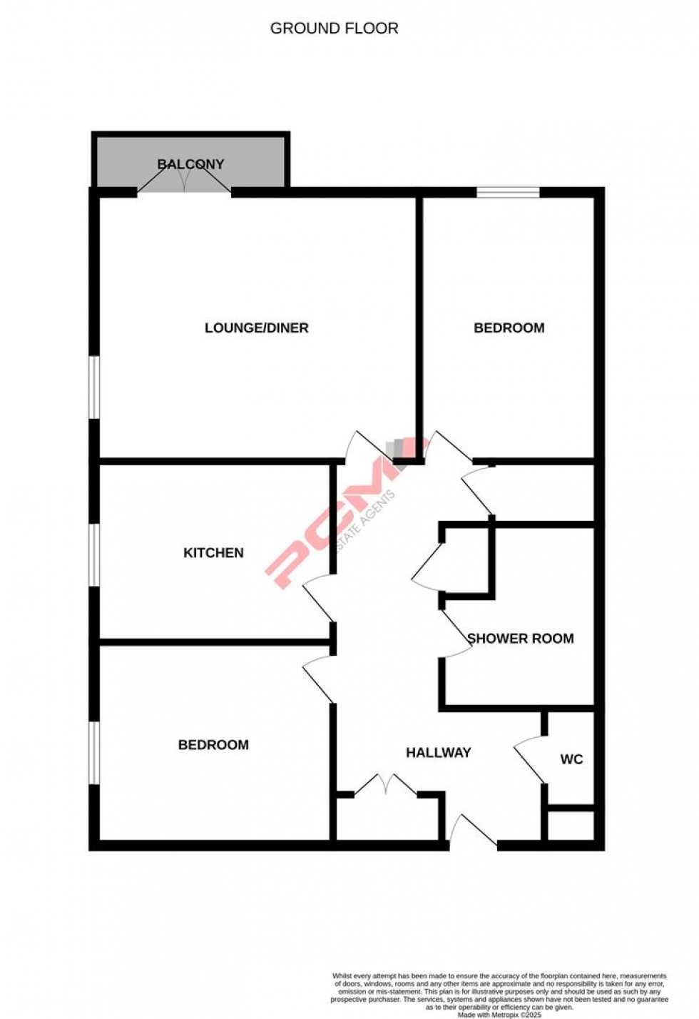 Floorplan for St. Helens Road, Hastings