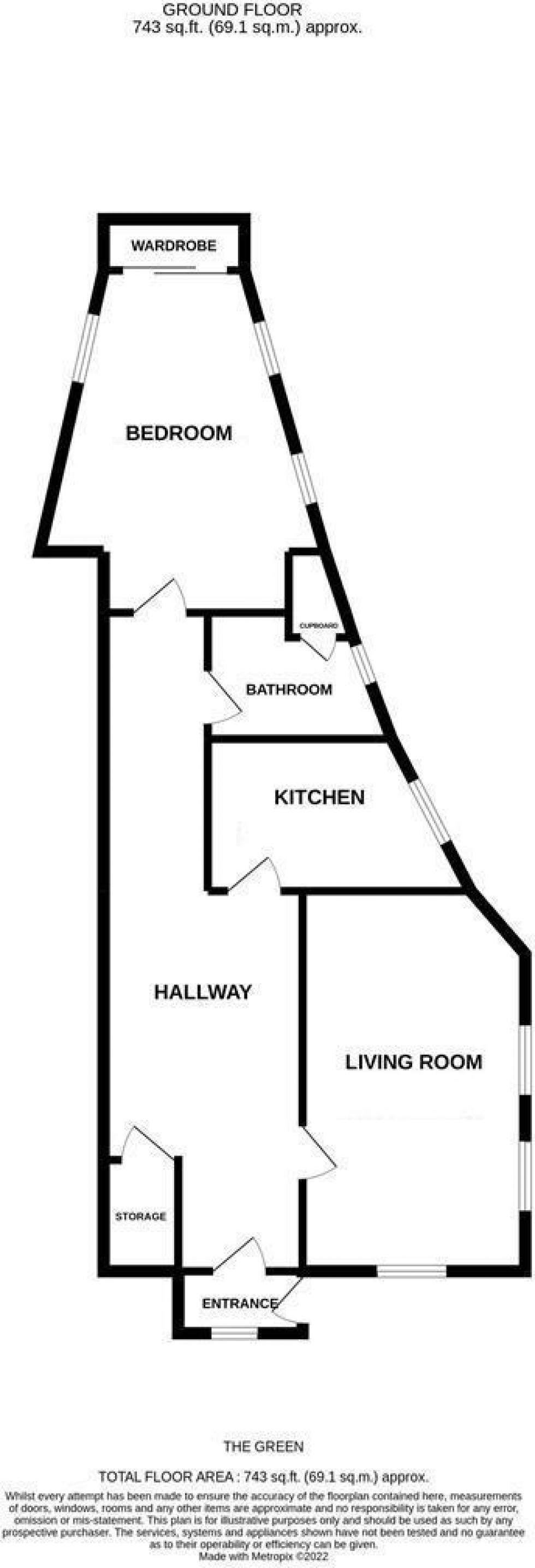 Floorplan for The Green, St. Leonards-on-sea