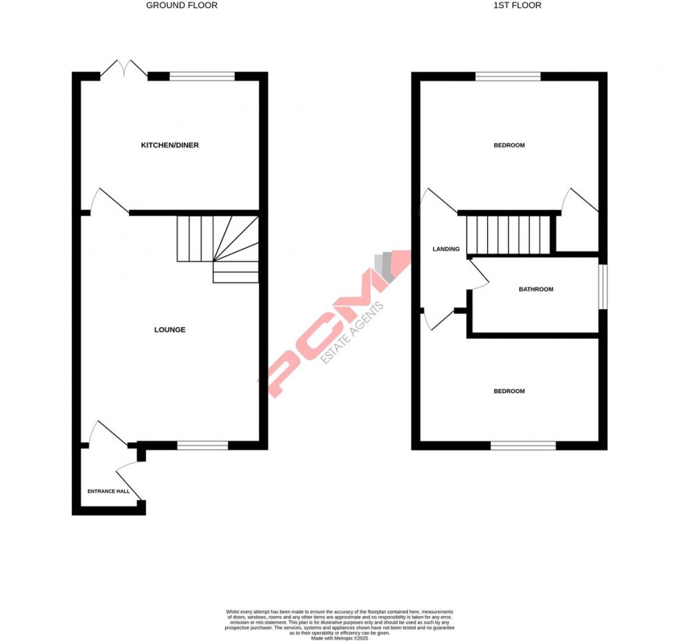 Floorplan for Pentland Close, St. Leonards-On-Sea