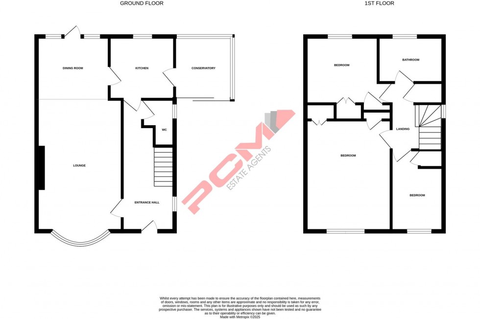 Floorplan for Amberstone Close, Hastings