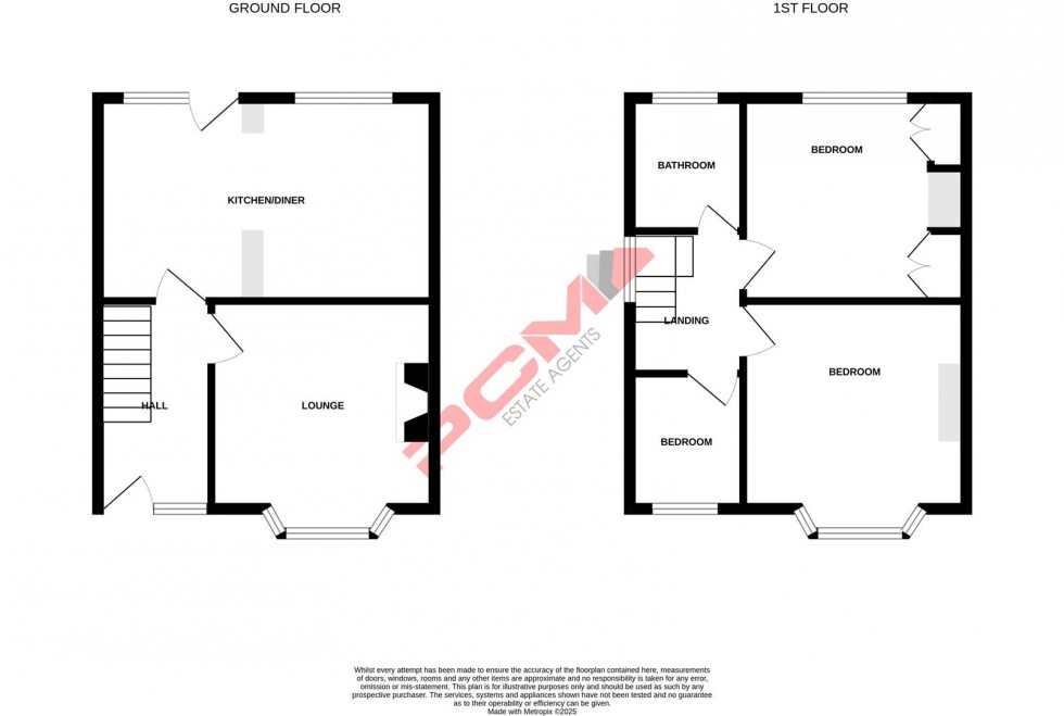 Floorplan for Athelstan Road, Hastings