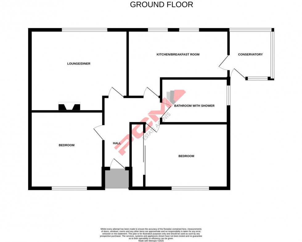 Floorplan for Bedford Road, Hastings