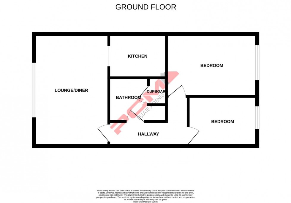 Floorplan for The Bourne, Hastings