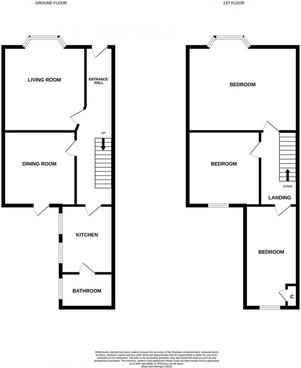 Floorplan for St. Georges Road, Hastings