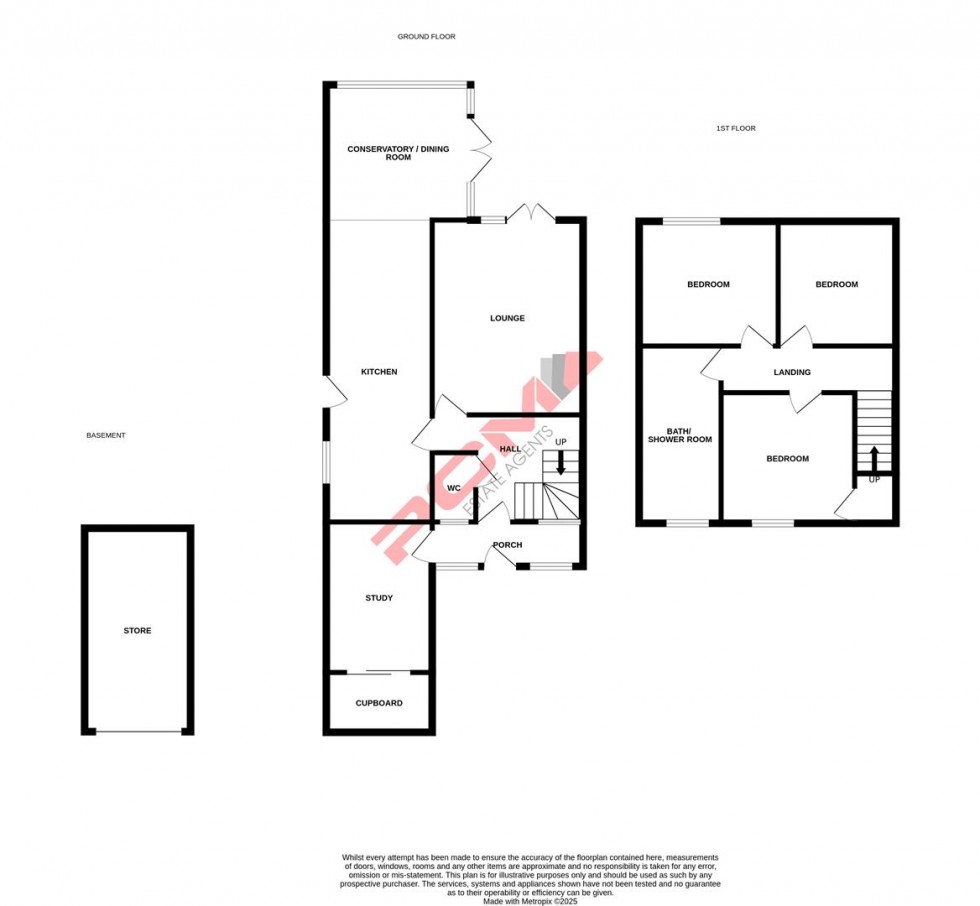 Floorplan for Reedswood Road, St. Leonards-on-sea