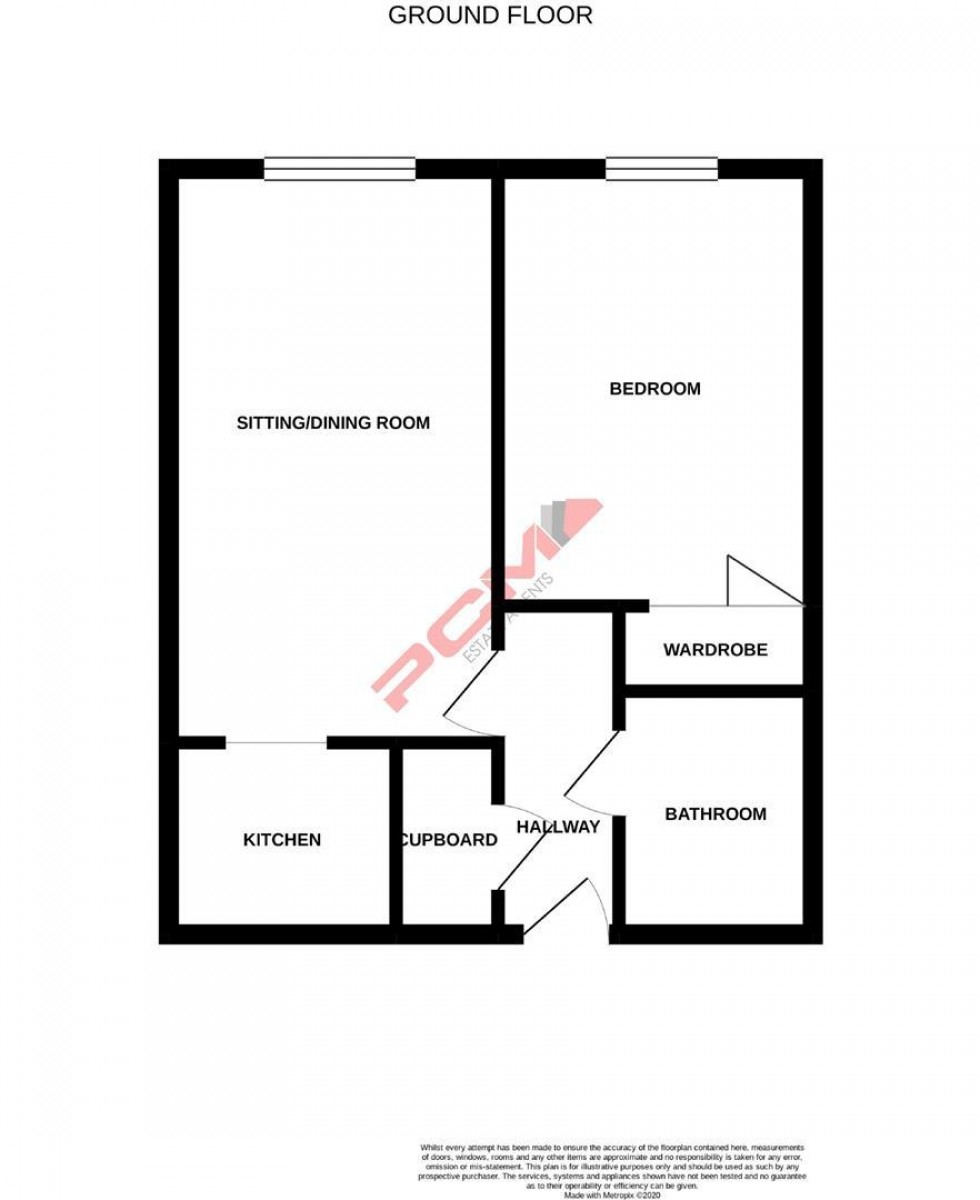 Floorplan for St. Helens Crescent, Hastings