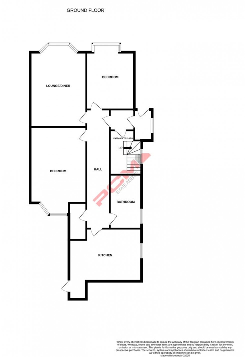 Floorplan for Linton Road, Hastings