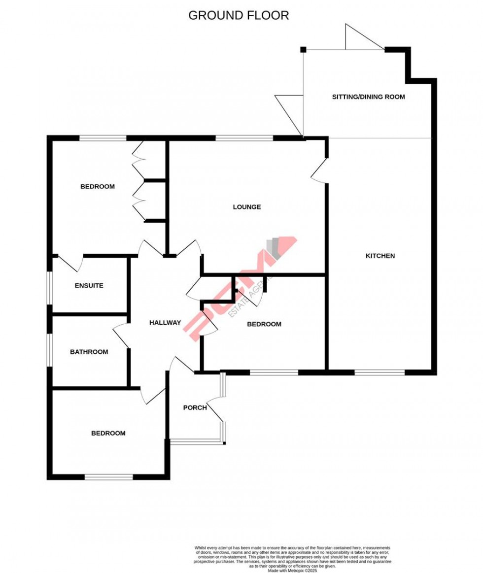 Floorplan for Manor Close, Icklesham, Winchelsea