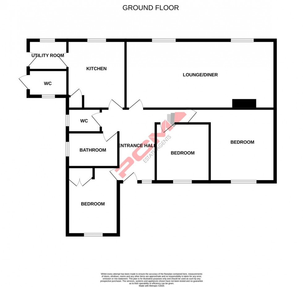 Floorplan for Cackle Street, Brede,