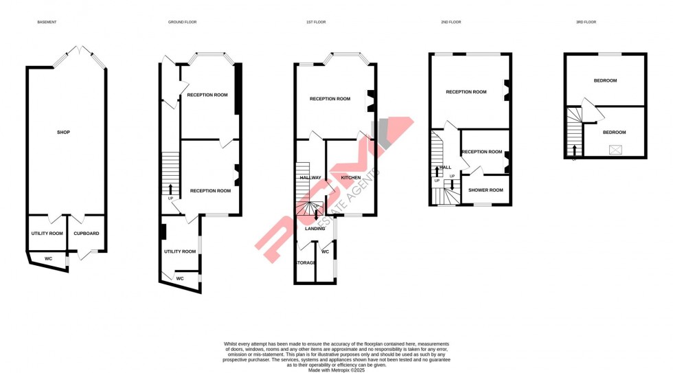 Floorplan for Cambridge Road, Hastings
