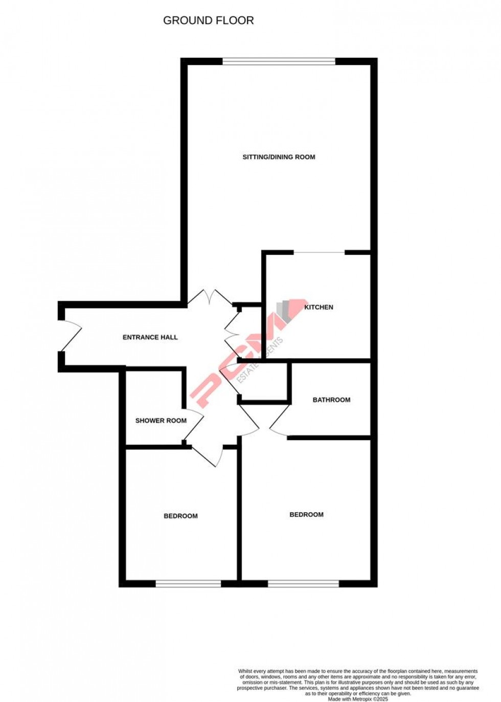 Floorplan for Terrace Road, St. Leonards-On-Sea