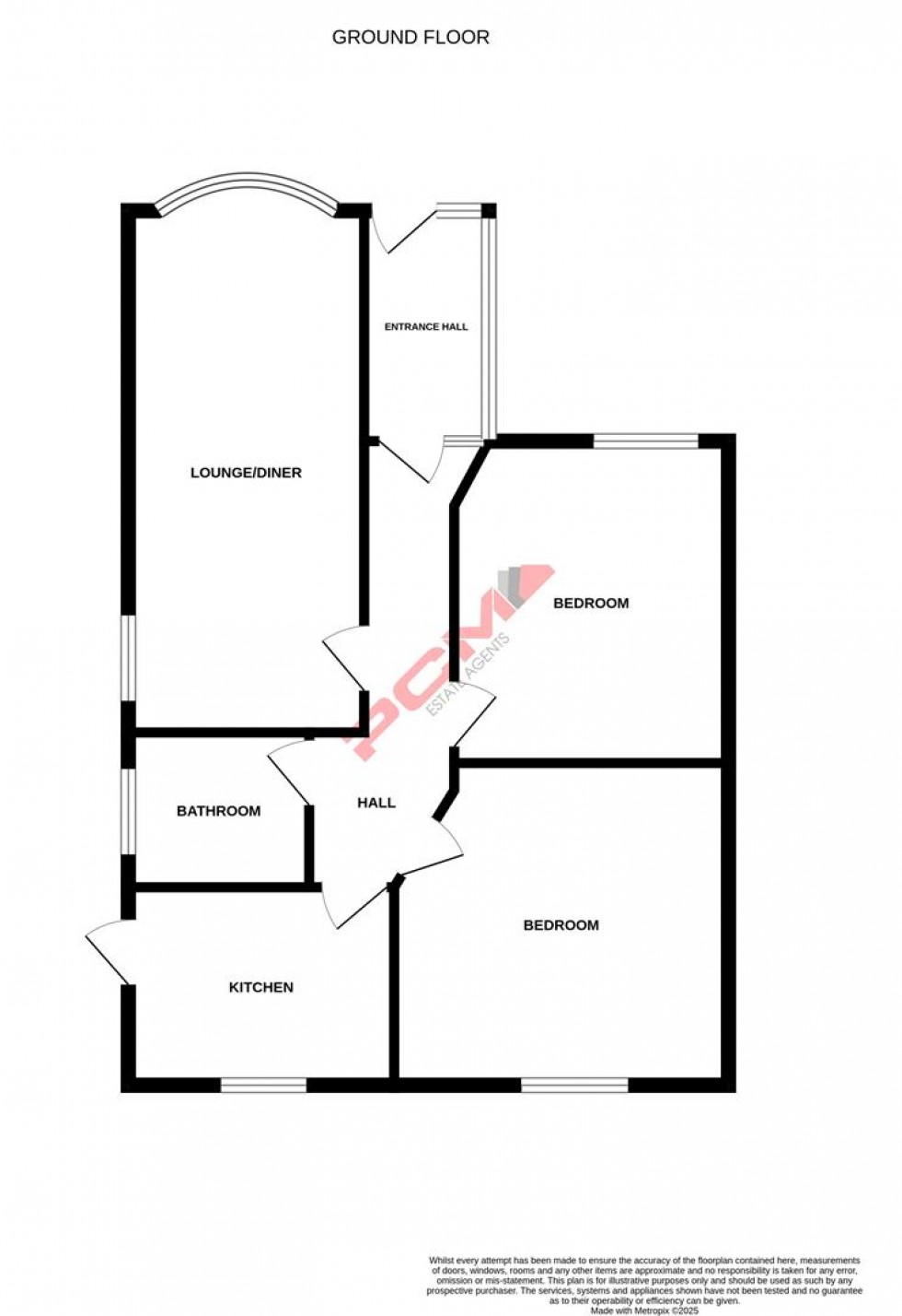Floorplan for Elphinstone Road, Hastings