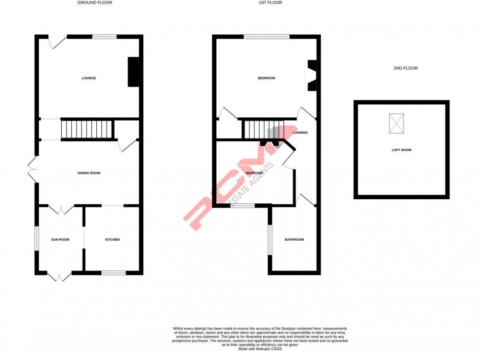 Floorplan for Fairlight Road, Hastings
