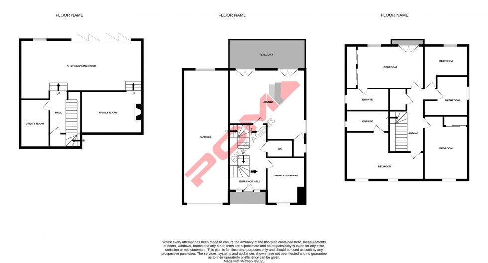Floorplan for Whistler Close, Hastings