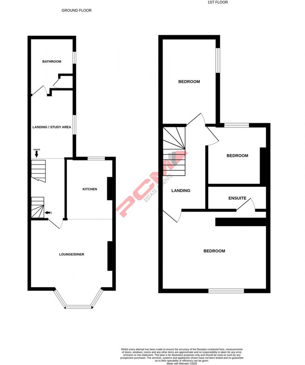 Floorplan for Brook Street, Hastings
