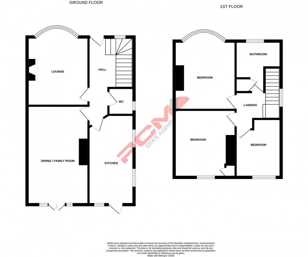Floorplan for St. Helens Road, Hastings