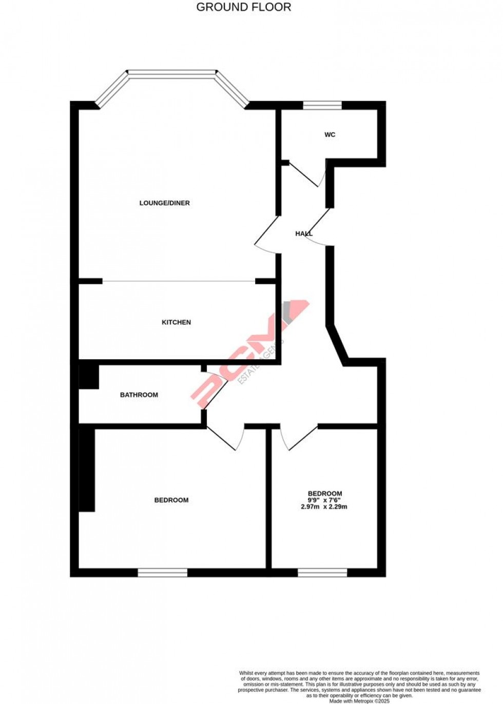 Floorplan for West Hill Road, St. Leonards-On-Sea