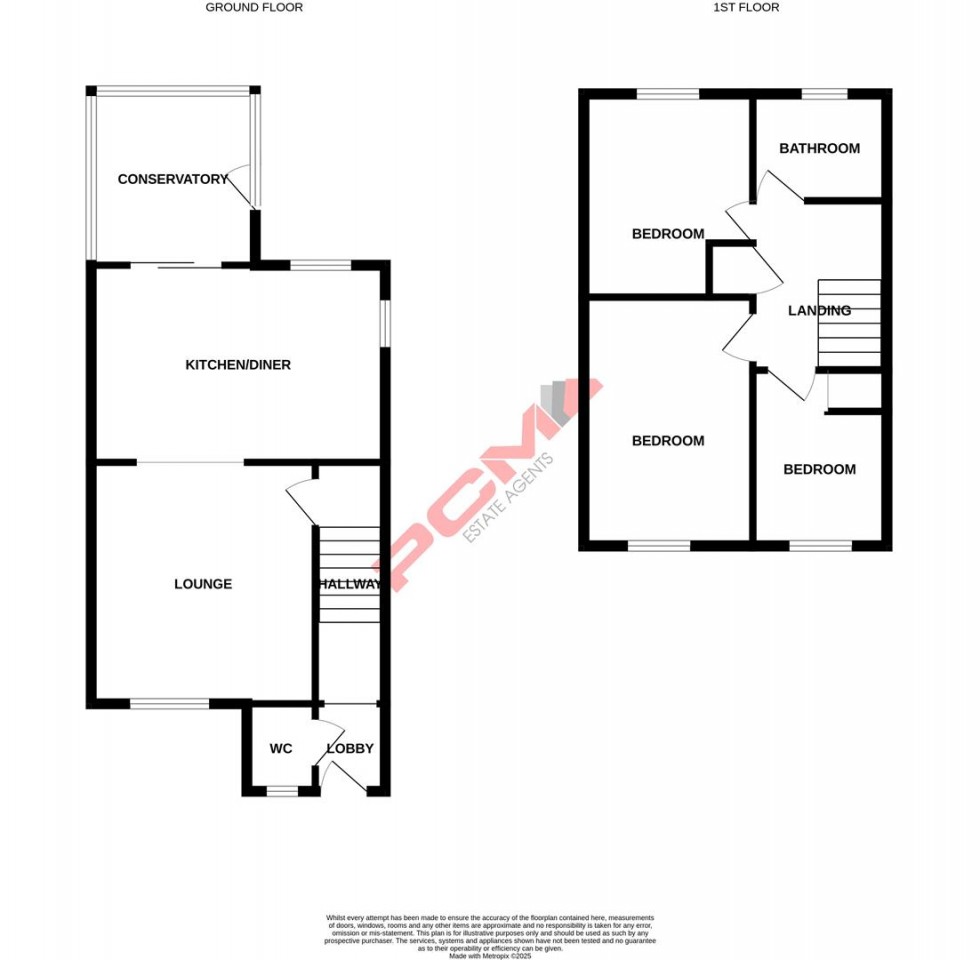 Floorplan for Fairfield Road, St. Leonards-on-sea