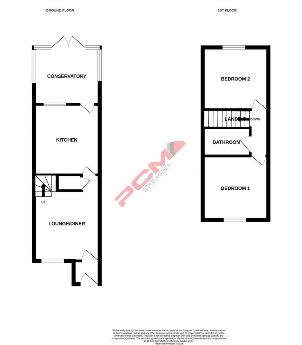 Floorplan for Becket Close, Hastings