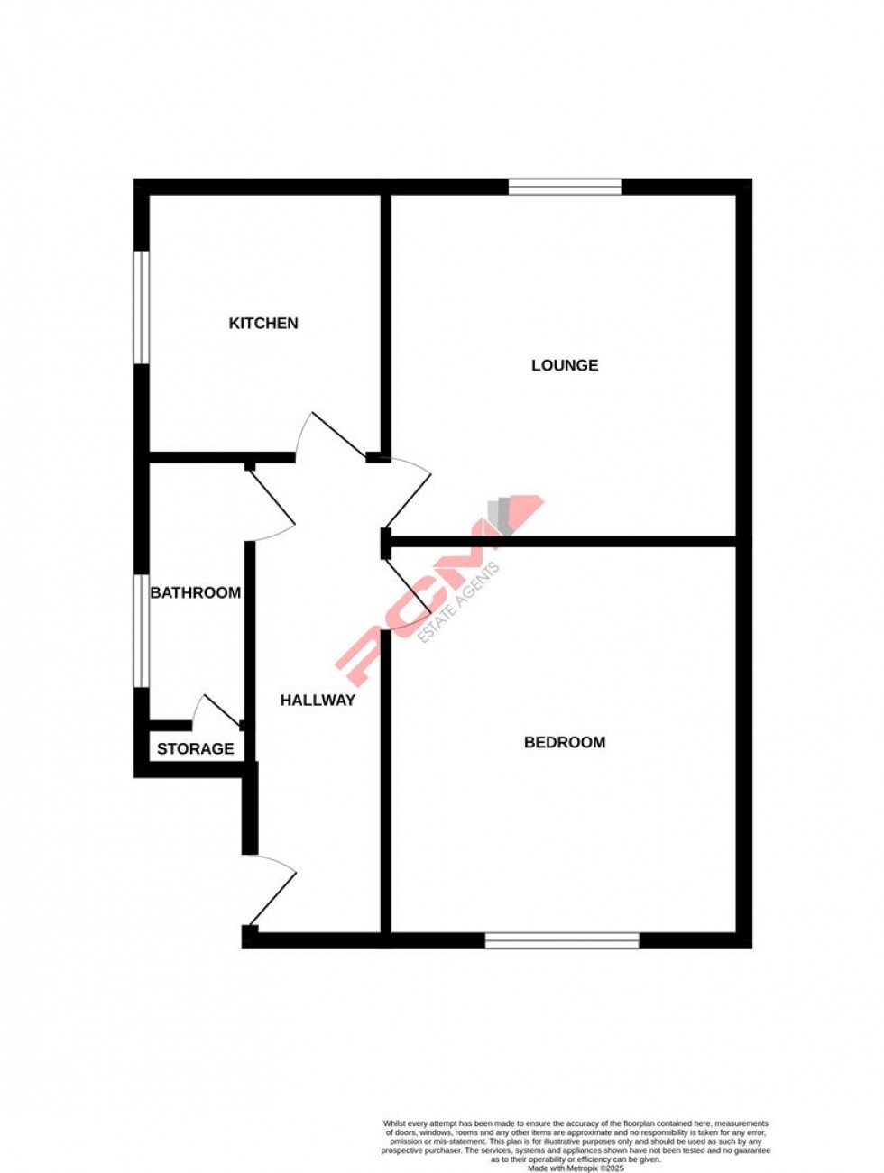 Floorplan for Quarry Crescent, Hastings