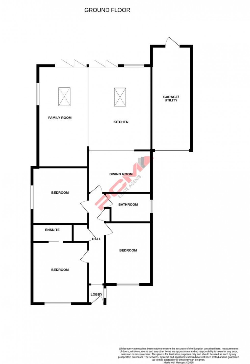 Floorplan for Parkstone Road, Hastings