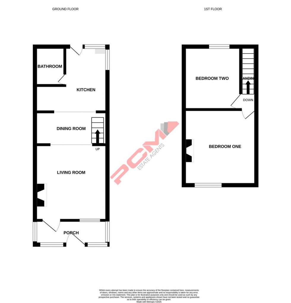 Floorplan for Fairlight Road, Hastings