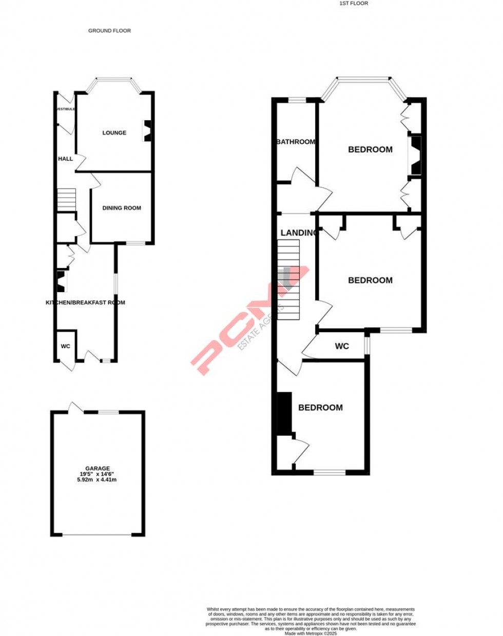 Floorplan for Canute Road, Hastings