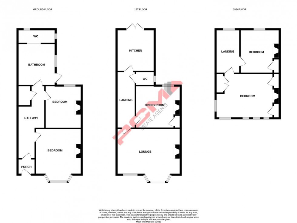 Floorplan for St Helens Road, Hastings