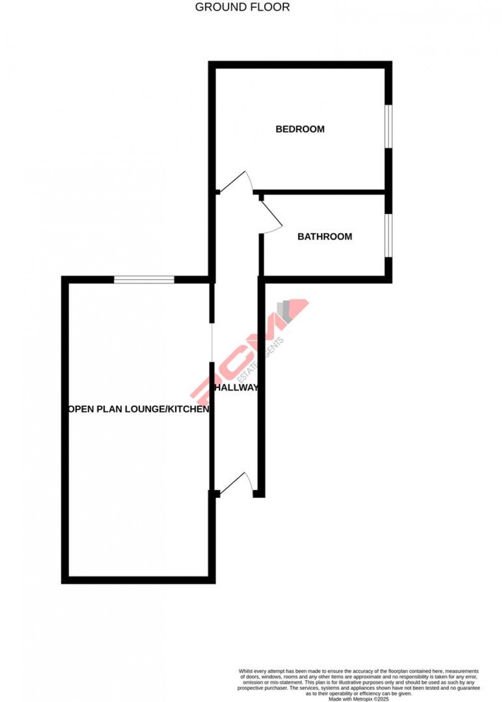 Floorplan for Robertson Terrace, Hastings