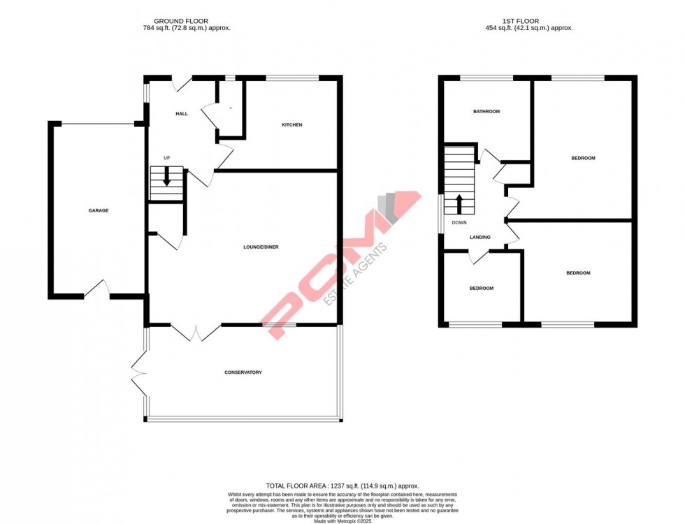 Floorplan for Sandwich Drive, St. Leonards-On-Sea